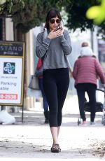 DAKOTA JOHNSON Leaves Yoga Class in Studio City 12/10/2019