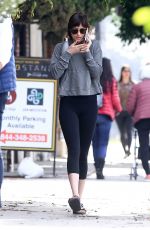 DAKOTA JOHNSON Leaves Yoga Class in Studio City 12/10/2019