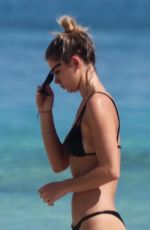 DANIELLE KNUDSON in Bikini at a Beach in Tulum 12/25/2019