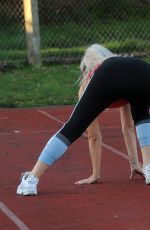 DANIELLE MASON Working Out in Los Angeles 12/30/2019