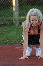 DANIELLE MASON Working Out in Los Angeles 12/30/2019