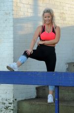 DANIELLE MASON Working Out in Los Angeles 12/30/2019