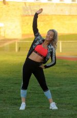 DANIELLE MASON Working Out in Los Angeles 12/30/2019