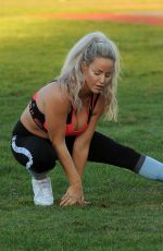 DANIELLE MASON Working Out in Los Angeles 12/30/2019