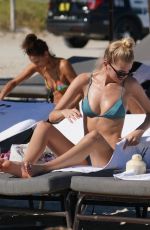DAPHNE GROENEVELD in Bikini at a Beach in Miami 12/14/2019