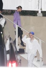 DEMI LOVAT and HAILEY and Justin BIEBER at a Night Church Service in Los Angeles 12/18/2019