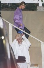DEMI LOVAT and HAILEY and Justin BIEBER at a Night Church Service in Los Angeles 12/18/2019