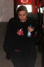 DEMI LOVAT and HAILEY and Justin BIEBER at a Night Church Service in Los Angeles 12/18/2019