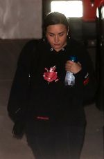 DEMI LOVAT and HAILEY and Justin BIEBER at a Night Church Service in Los Angeles 12/18/2019