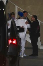 DEMI LOVAT and HAILEY and Justin BIEBER at a Night Church Service in Los Angeles 12/18/2019