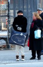 DIANE KRUGER Out for Christmas Shopping in New York 12/19/2019