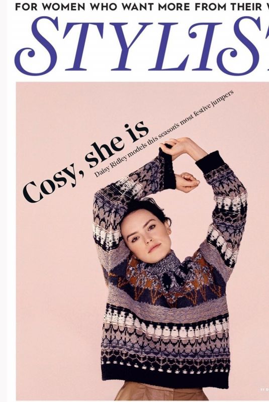DISY RIDLEY on the Cover of Stylist, 2019