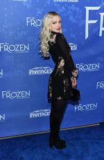DOVE CAMERON at Frozen Broadway Musical Premiere in Hollywood 12/06/2019