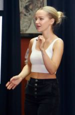 DOVE CAMERON on the Set in Los Angeles 12/05/2019