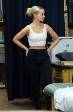 DOVE CAMERON on the Set in Los Angeles 12/05/2019