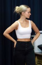 DOVE CAMERON on the Set in Los Angeles 12/05/2019