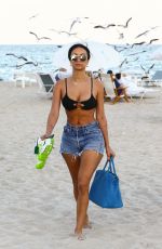 DRAYA MICHELE in Bikini at a Beach in Miami 12/06/2019