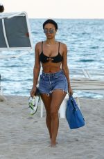DRAYA MICHELE in Bikini at a Beach in Miami 12/06/2019