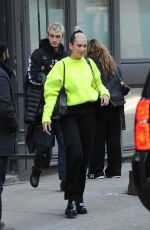 DUA LIPA and Anwar Hadid Leaves Their Apartment in New York 12/21/2019