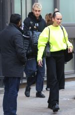 DUA LIPA and Anwar Hadid Leaves Their Apartment in New York 12/21/2019