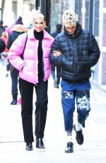 DUA LIPA and Anwar Hadid Out in New York 12/20/2019