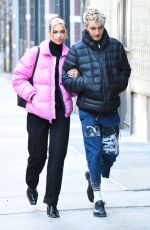 DUA LIPA and Anwar Hadid Out in New York 12/20/2019