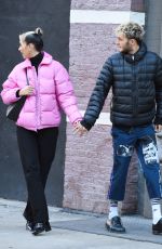 DUA LIPA and Anwar Hadid Out in New York 12/20/2019