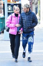 DUA LIPA and Anwar Hadid Out in New York 12/20/2019