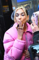 DUA LIPA Leaves Good Morning America in New York 12/20/2019