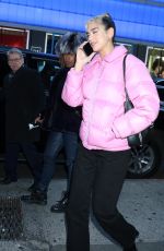 DUA LIPA Leaves Good Morning America in New York 12/20/2019