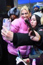 DUA LIPA Leaves Good Morning America in New York 12/20/2019