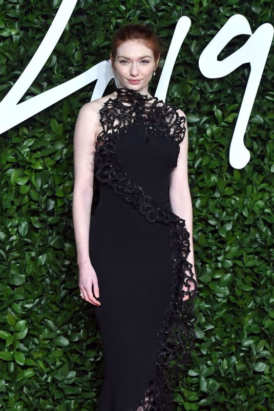 ELEANOR TOMLINSON at Fashion Awards 2019 in London 12/02/2019