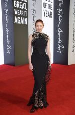 ELEANOR TOMLINSON at Fashion Awards 2019 in London 12/02/2019