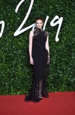 ELEANOR TOMLINSON at Fashion Awards 2019 in London 12/02/2019