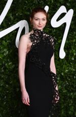 ELEANOR TOMLINSON at Fashion Awards 2019 in London 12/02/2019