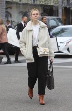 ELLE FANNING Out Shopping in Beverly Hills 12/23/2019