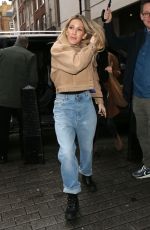ELLIE GOULDING Arrives at BBC 1 Live Lounge Performance in London 12/17/2019