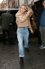 ELLIE GOULDING Arrives at BBC 1 Live Lounge Performance in London 12/17/2019