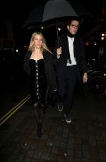 ELLIE GOULDING Arrives at Edoardo Mapelli Mozzi and Princess Beatrice of York