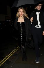 ELLIE GOULDING Arrives at Edoardo Mapelli Mozzi and Princess Beatrice of York