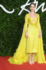 EMILIA CLARKE at Fashion Awards 2019 in London 12/02/2019