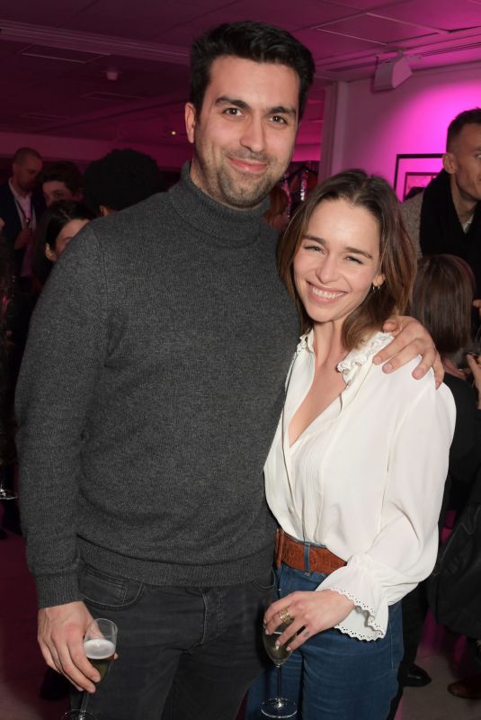 EMILIA CLARKE at The Donmar’s Teenage Dick Press Night Party in London 12/12/2019