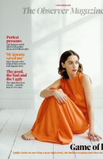 EMILIA CLARKE in The Observer Magazine, December 2019