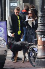 EMILY RATAJKOWSKI and Sebastian Bear-McClard Out with Their Dog in New York 12/28/2019