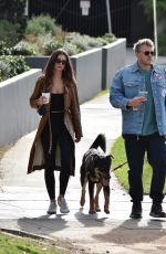 EMILY RATAJKOWSKI and Sebastian Bear-McClard Out with Their Dog in Silver Lake 12/21/2019