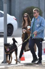EMILY RATAJKOWSKI and Sebastian Bear-McClard Out with Their Dog in Silver Lake 12/21/2019