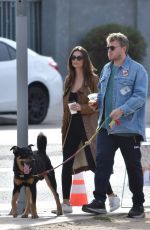 EMILY RATAJKOWSKI and Sebastian Bear-McClard Out with Their Dog in Silver Lake 12/21/2019