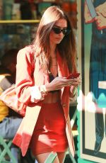 EMILY RATAJKOWSKI Arrives at a Meeting at The Grove in Los Angeles 12/13/2019