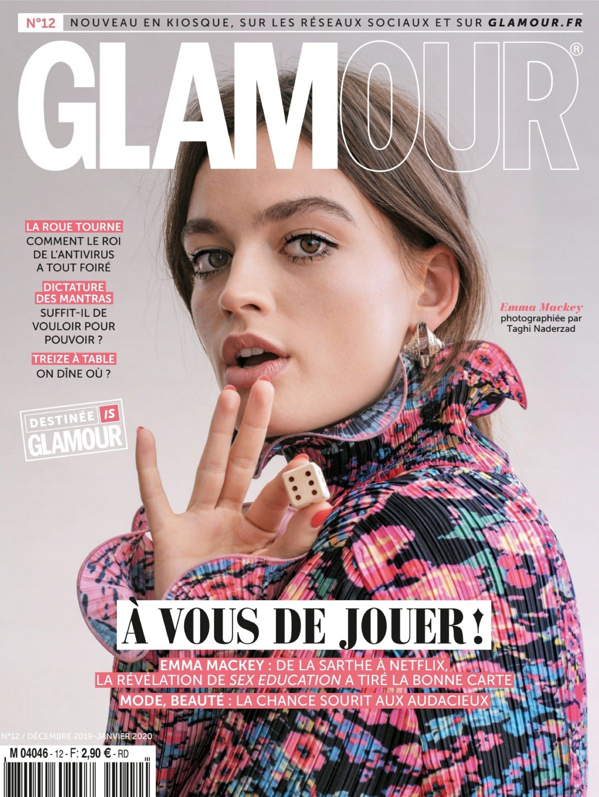 Emma Mackey In Glamour Magazine France December 2019 January