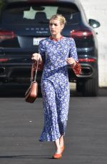 EMMA ROBERTS Heading to Blue Bottle Coffee Shop in Los Feliz 12/13/2019